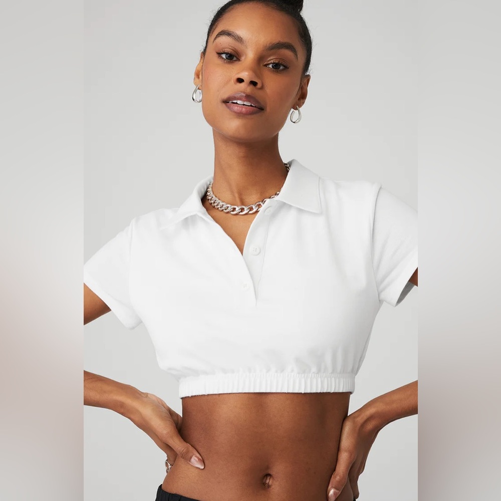 Alo Cropped Prestige Polo